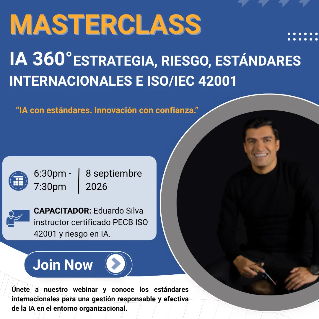 Blue and White Modern Business Webinar Instagram
